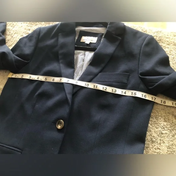 Southern Tide Navy Textured Blazer - Picture 13 of 14